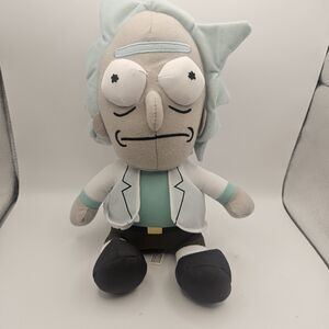 Rick and Morty RICK Sitting Plush Toy Doll Figure Officially Licensed 9”